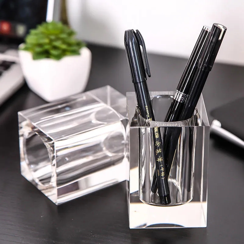 Glass Pen Holder 3