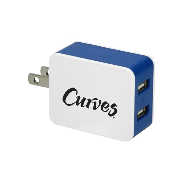 UL 2 Port USB Folding Wall Charger 16