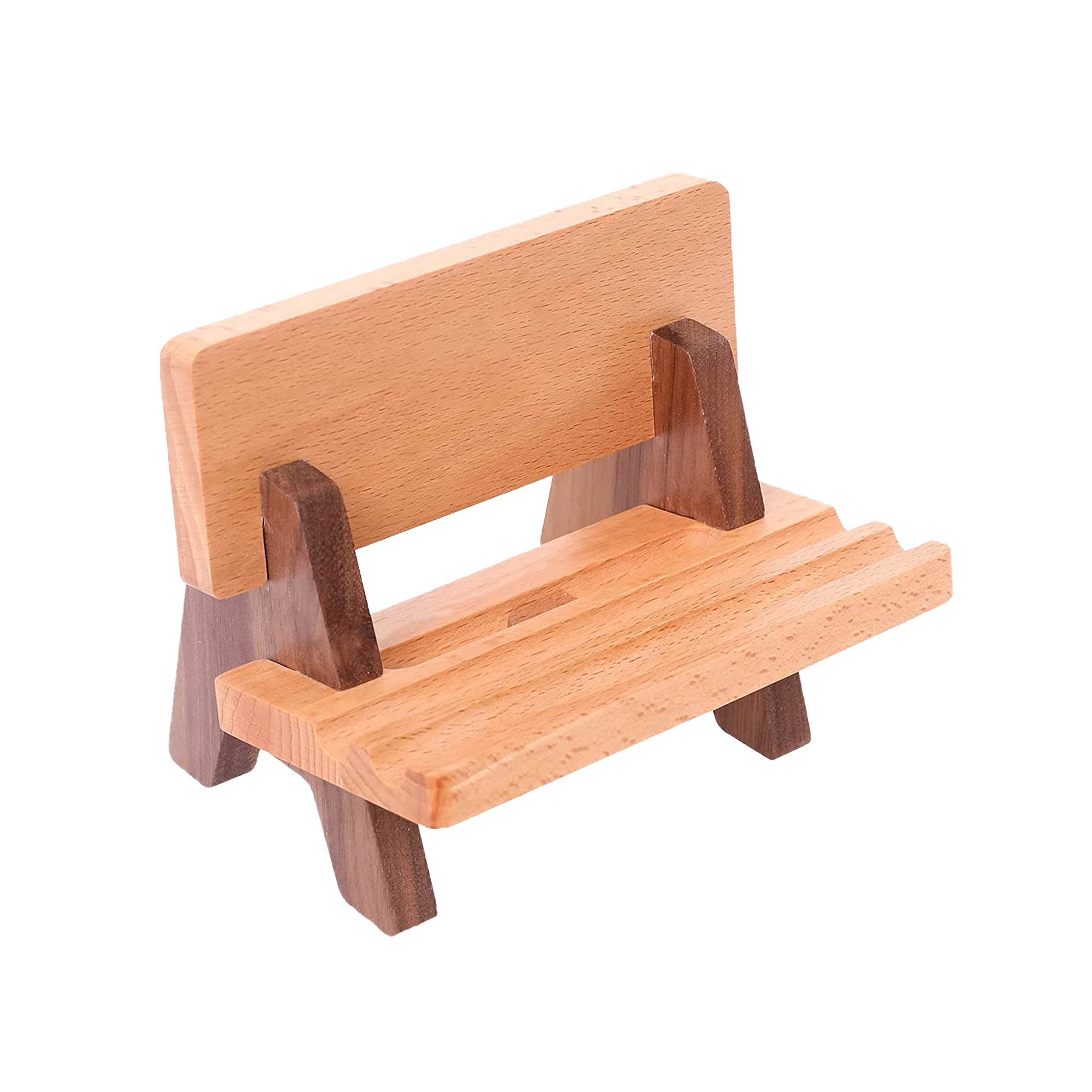 Creative Laser Printed Eco-Friendly Bench-Style Phone Stand With MOQ: 100Pcs 3