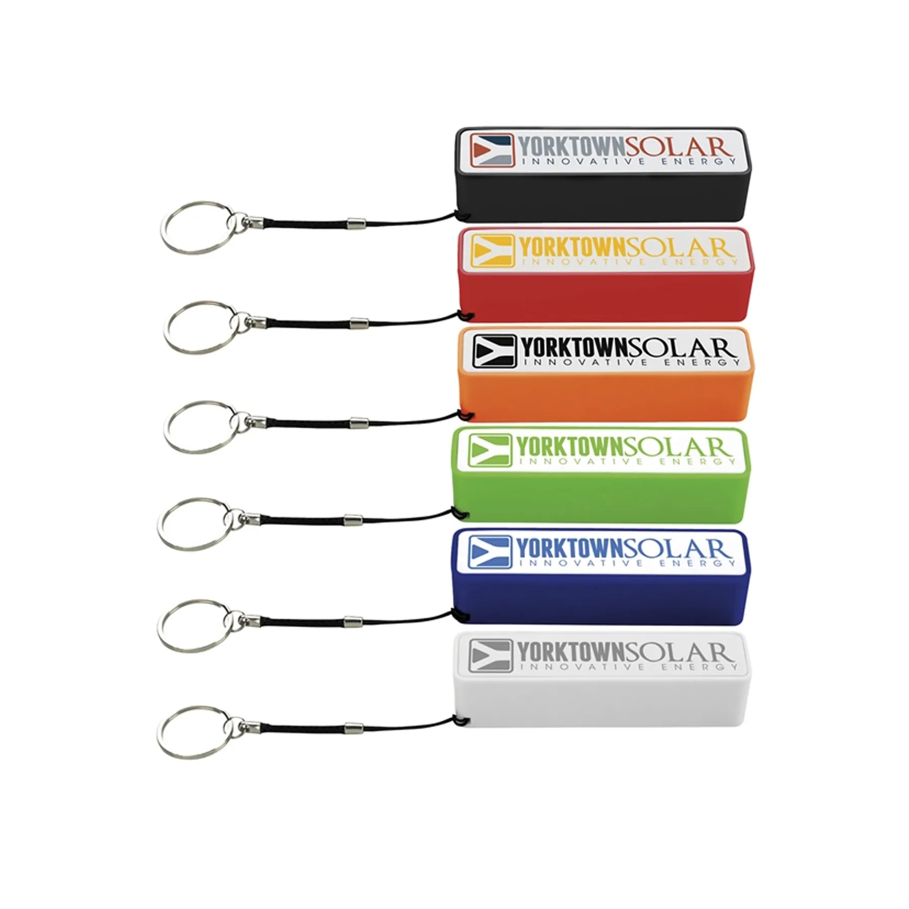 2600mAh Plastic Power Bank with Keyring 3