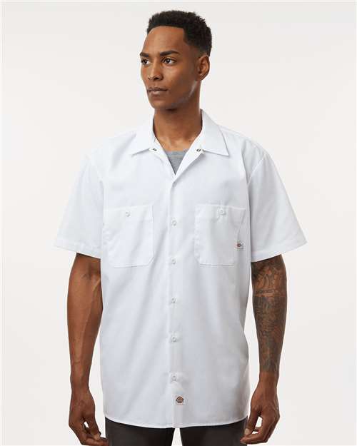 Men's Tall Industrial Short Sleeve Work Shirt - S535T 47