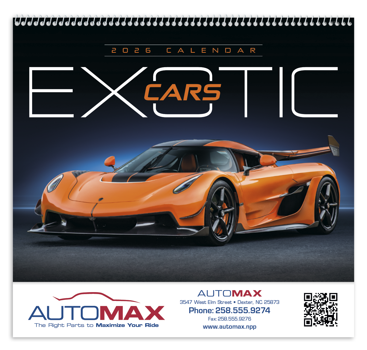 Triumph® Calendars Exotic Cars Calendar 58