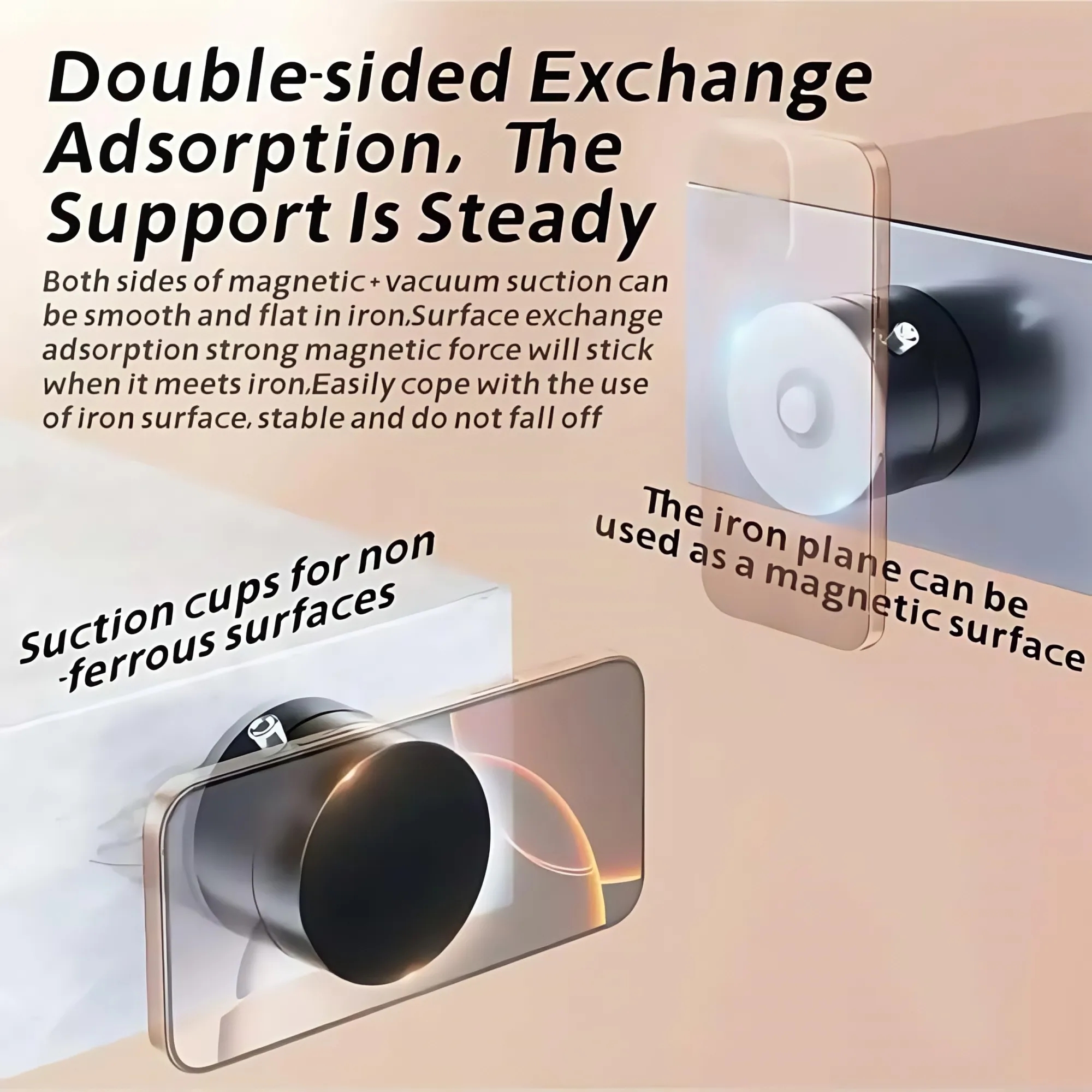 Foldable Vacuum Magnetic Phone Holder 6