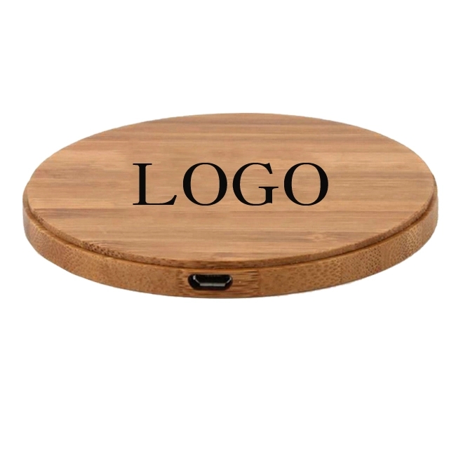 Natural Wood Wireless Charge Pad 1