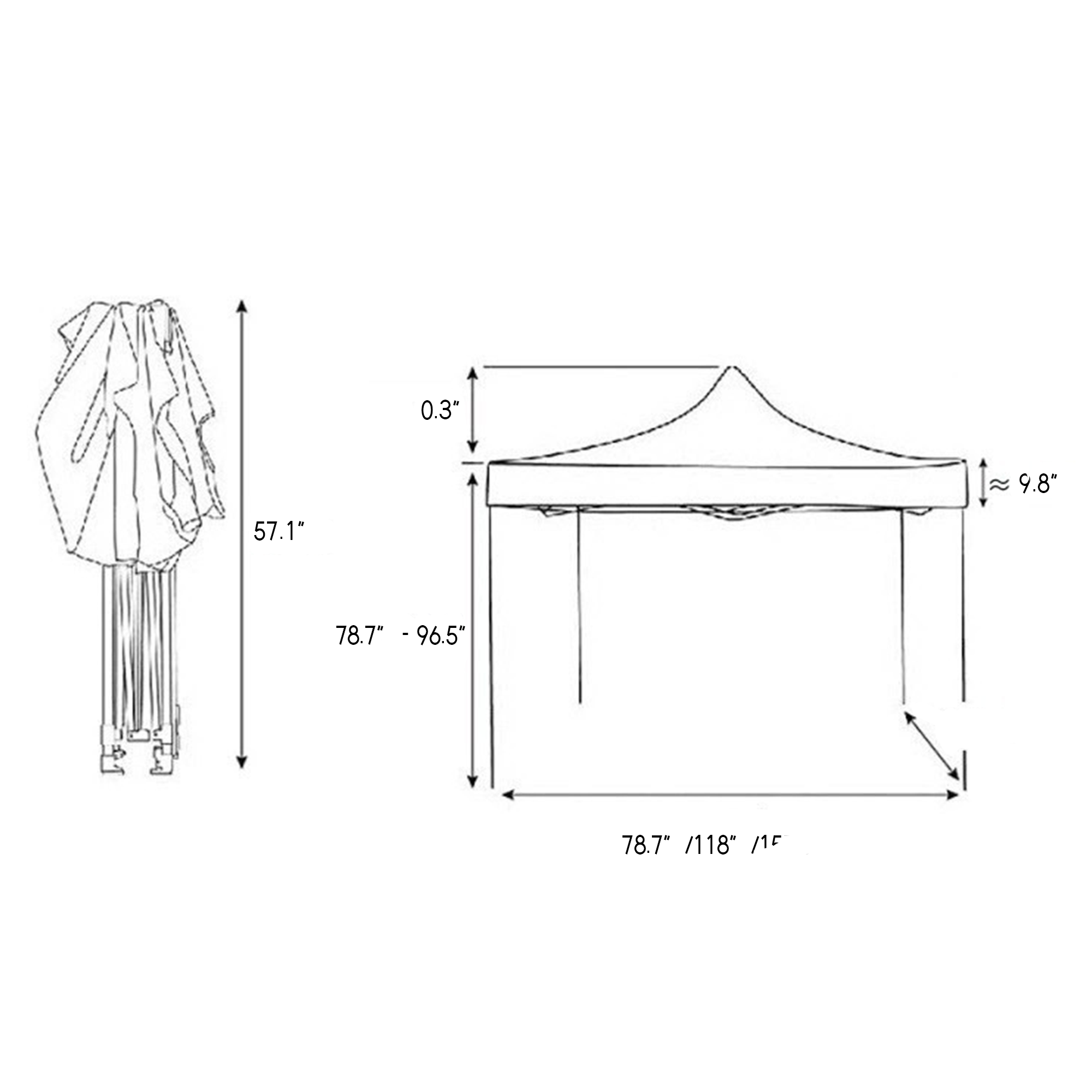 MOQ 1 Outdoor Sun Shade for Events 2