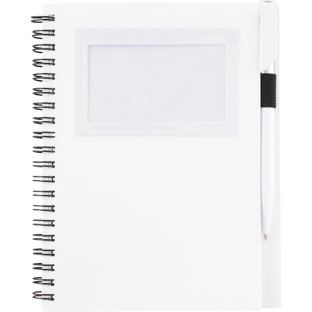 FSC® Mix 5.5" x 7" Star Spiral Notebook with Pen 36