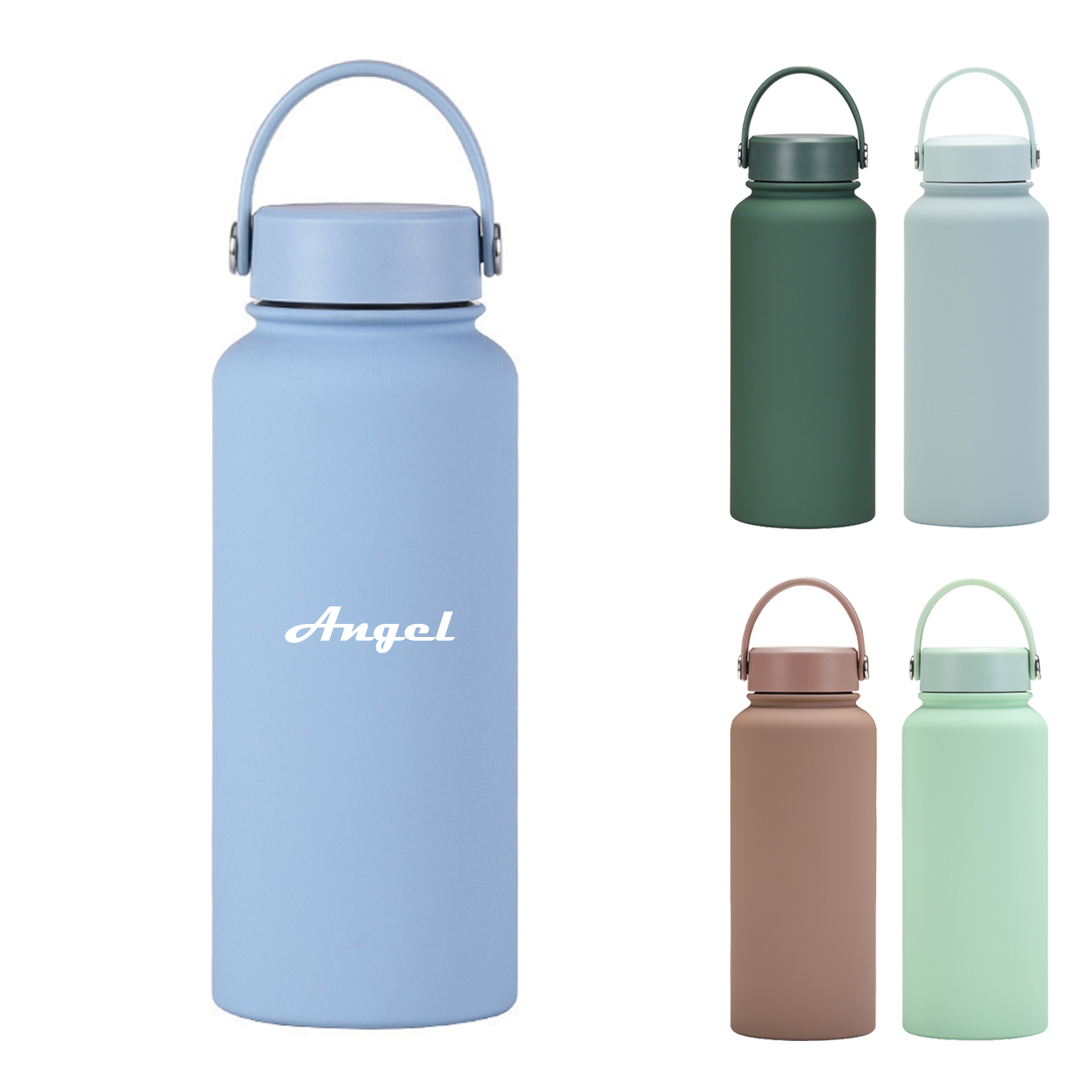34oz Stainless Steel Bottle, custom water bottle with logo imprint 2