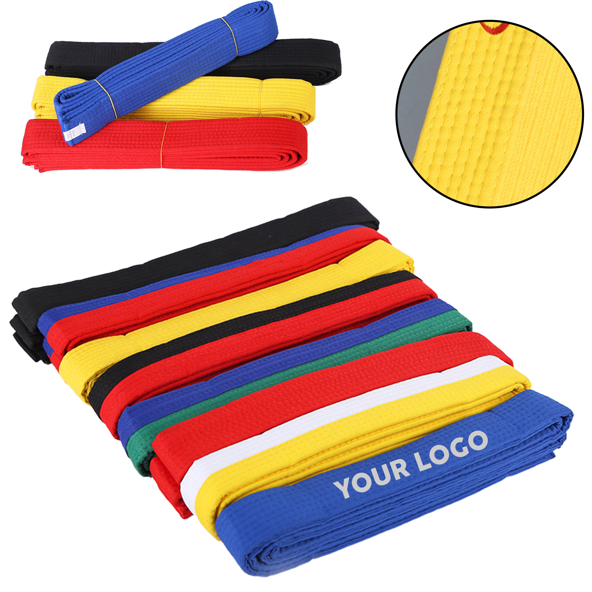 Comfortable and Flexible Taekwondo Belt for Martial Arts 2