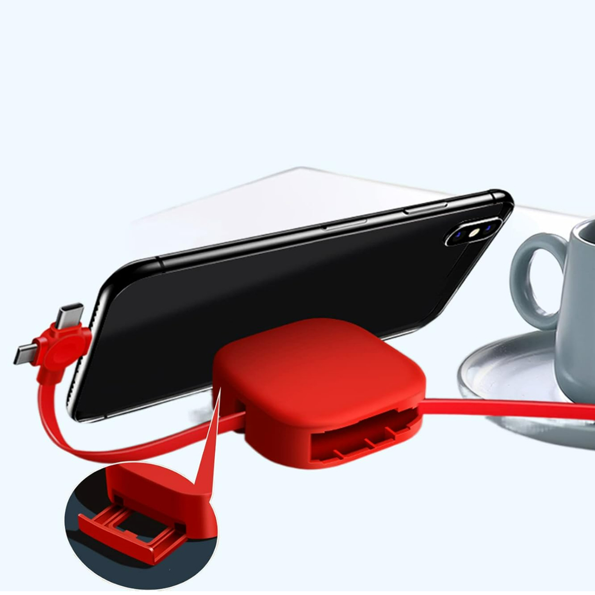 3 in 1 Charging Cable with Phone Stand 6