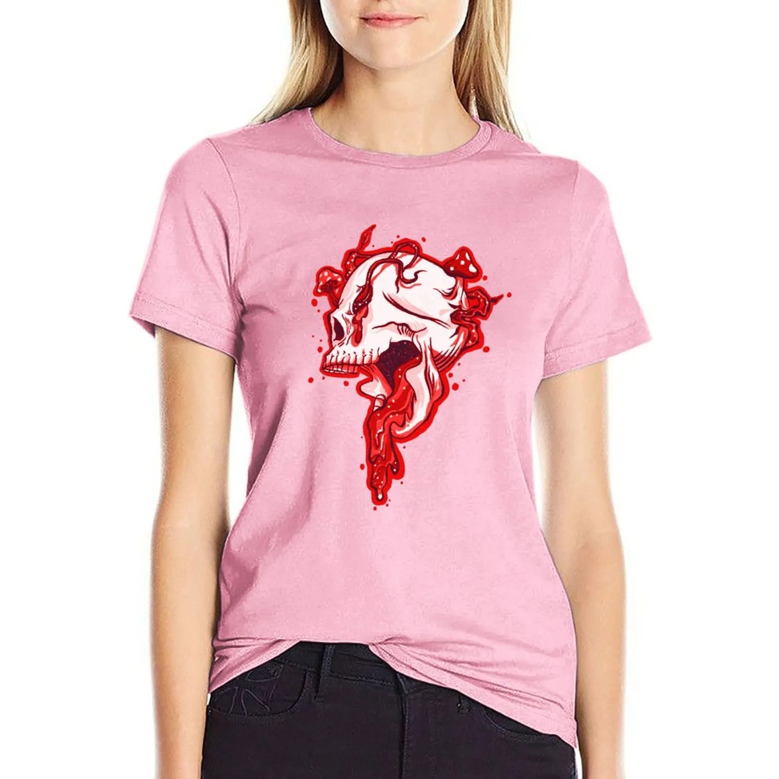 Women's Cotton Crew Neck T Shirt 11