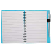 FSC® Recycled 5" x 7" Star Spiral Notebook with Pe 101