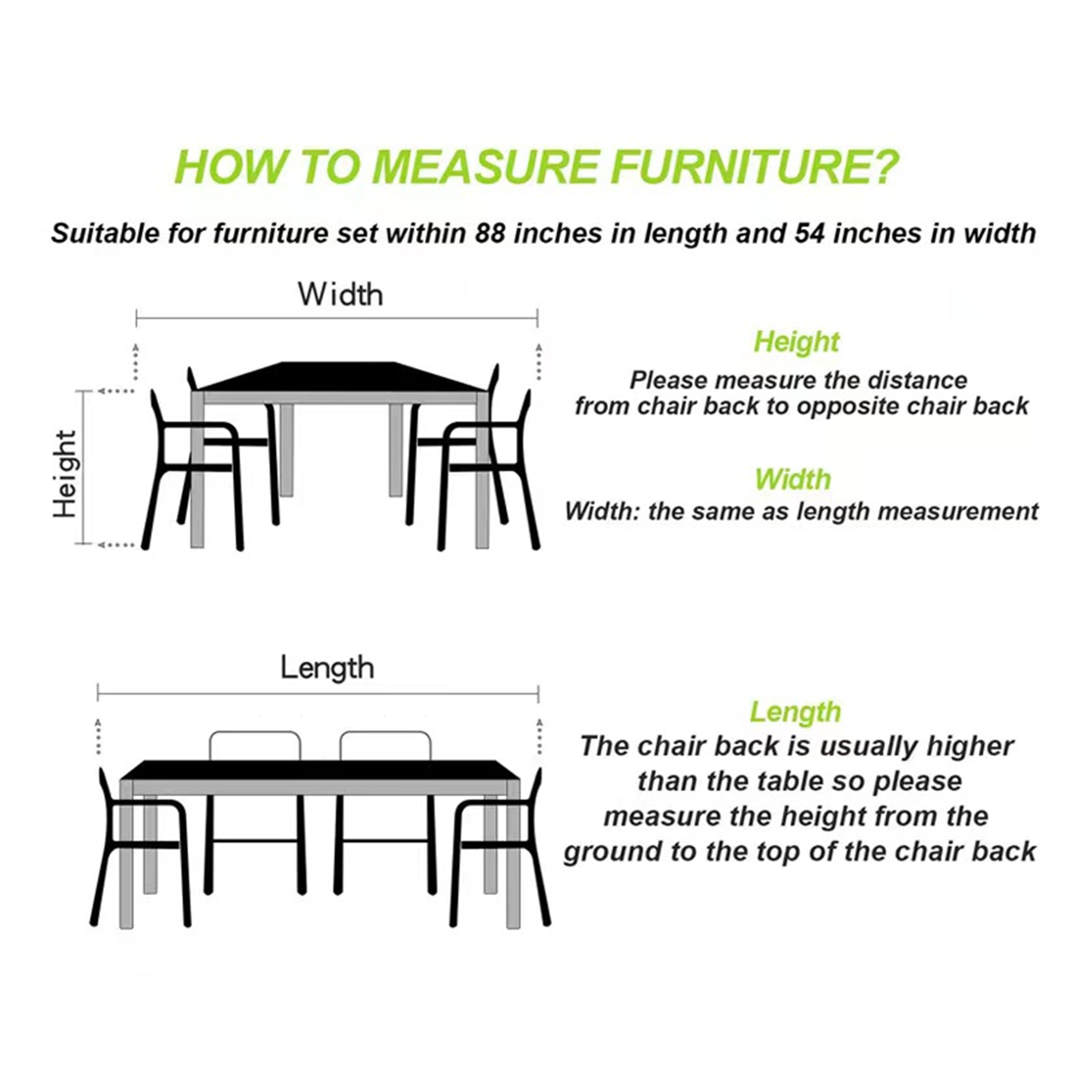 Outdoors Table And Chairs Covers 2