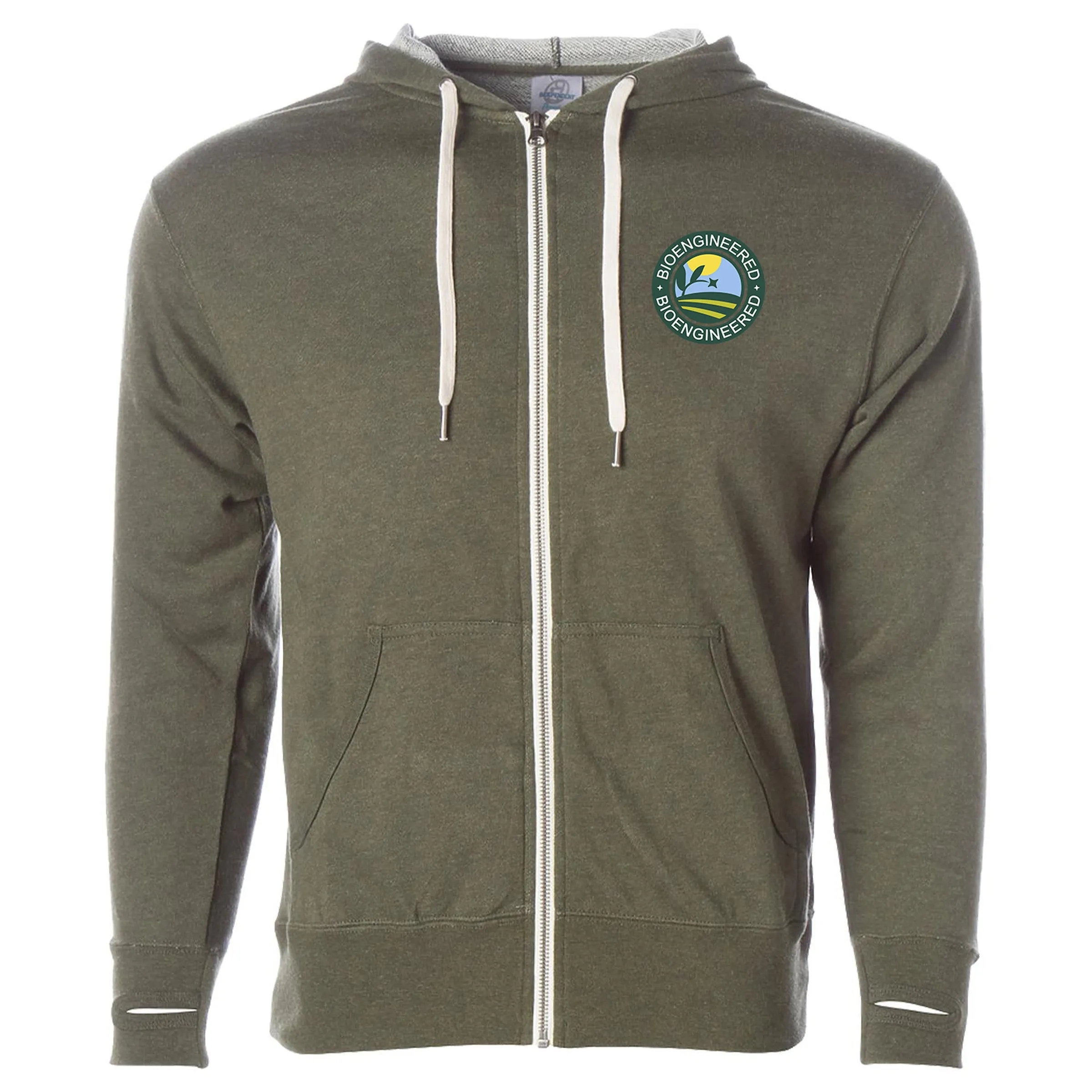 Unisex Heather French Terry Zip Hooded Sweatshirt, custom hoodie or sweatshirt with logo imprint 12