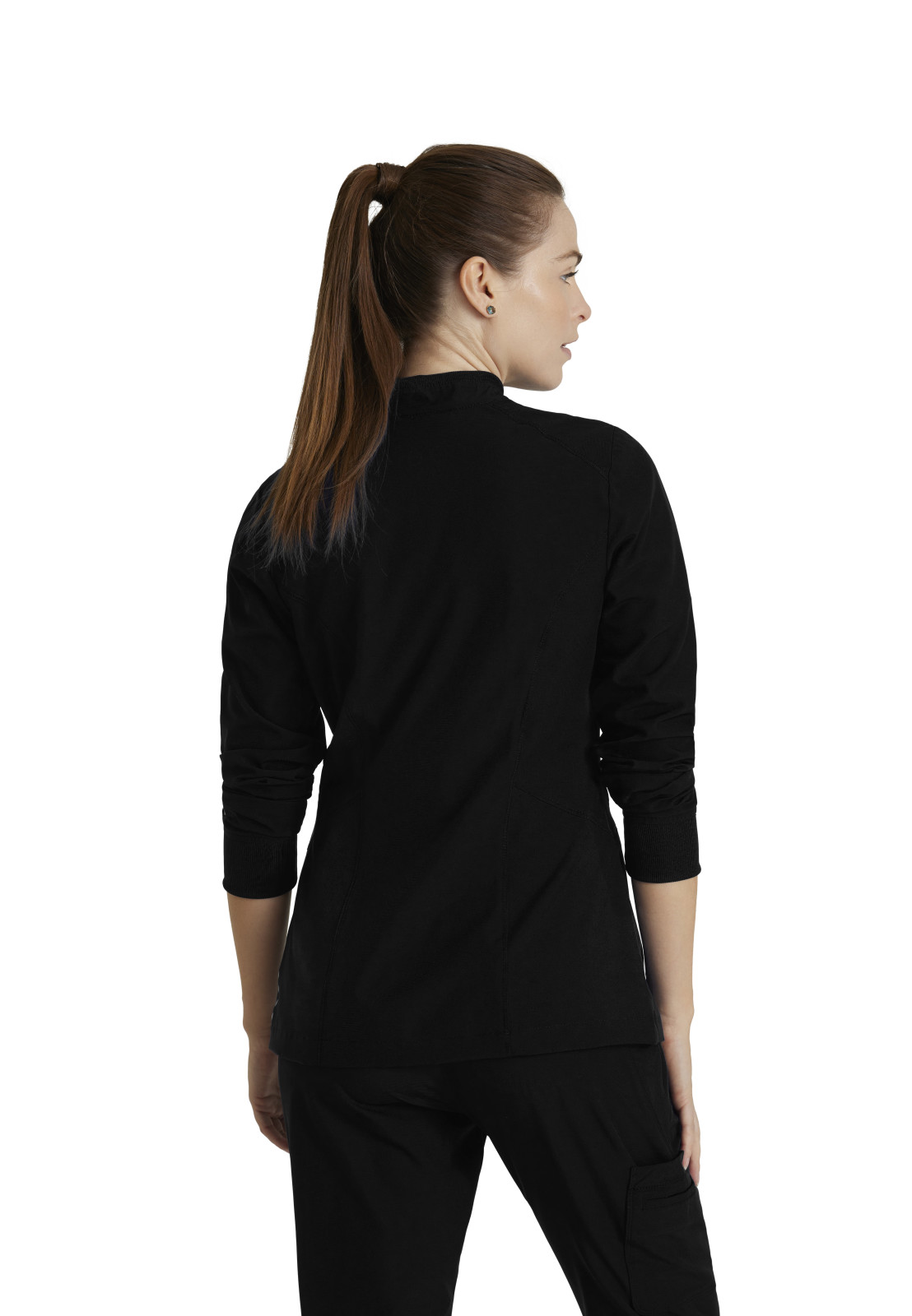 Barco One - Women's Four-Pocket Zip-Up Venture Warm-Up Scrub Jacket 8