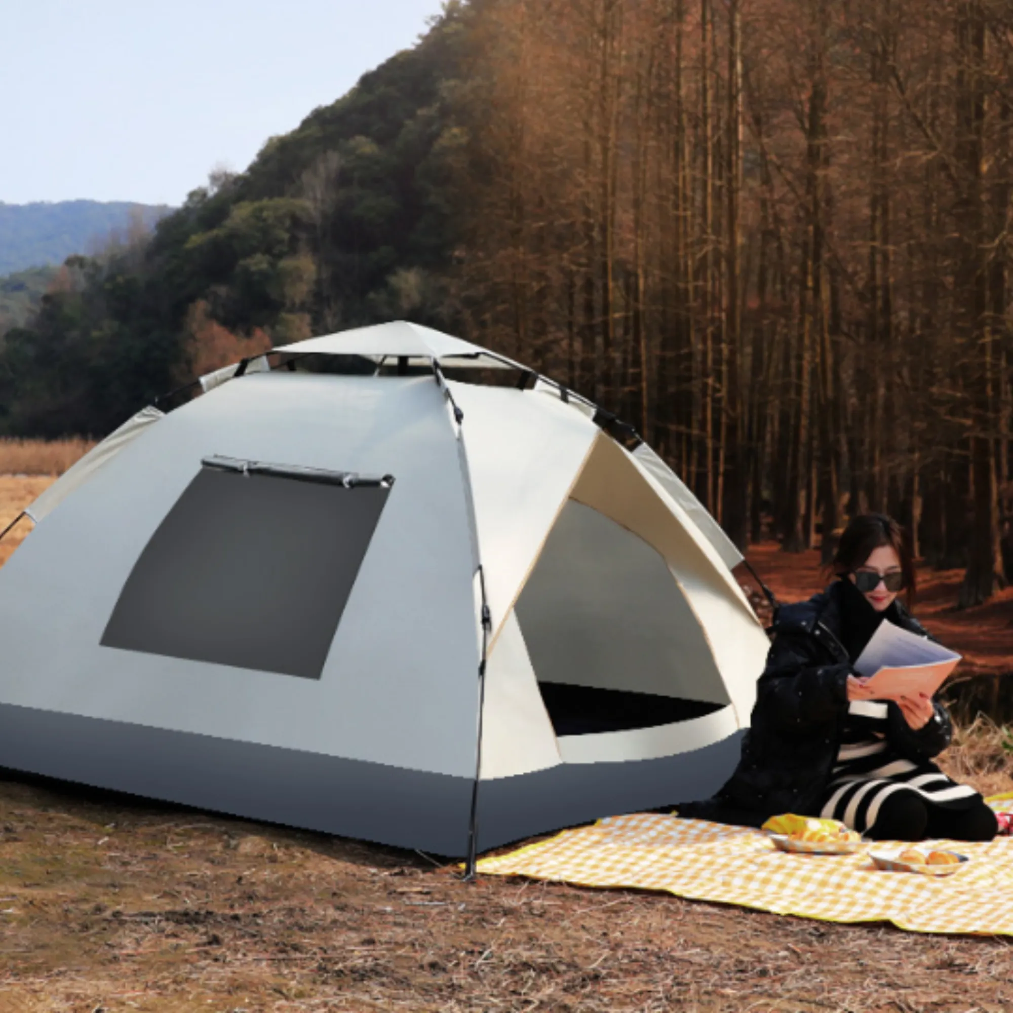 Quick Setup Waterproof Camping Tent 4