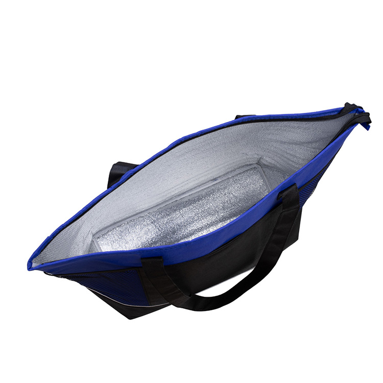 22"W x 16"H x 7 ½"Gusset - "FROST LINE" Super-Sized Insulated Zipper Cooler Tote 53