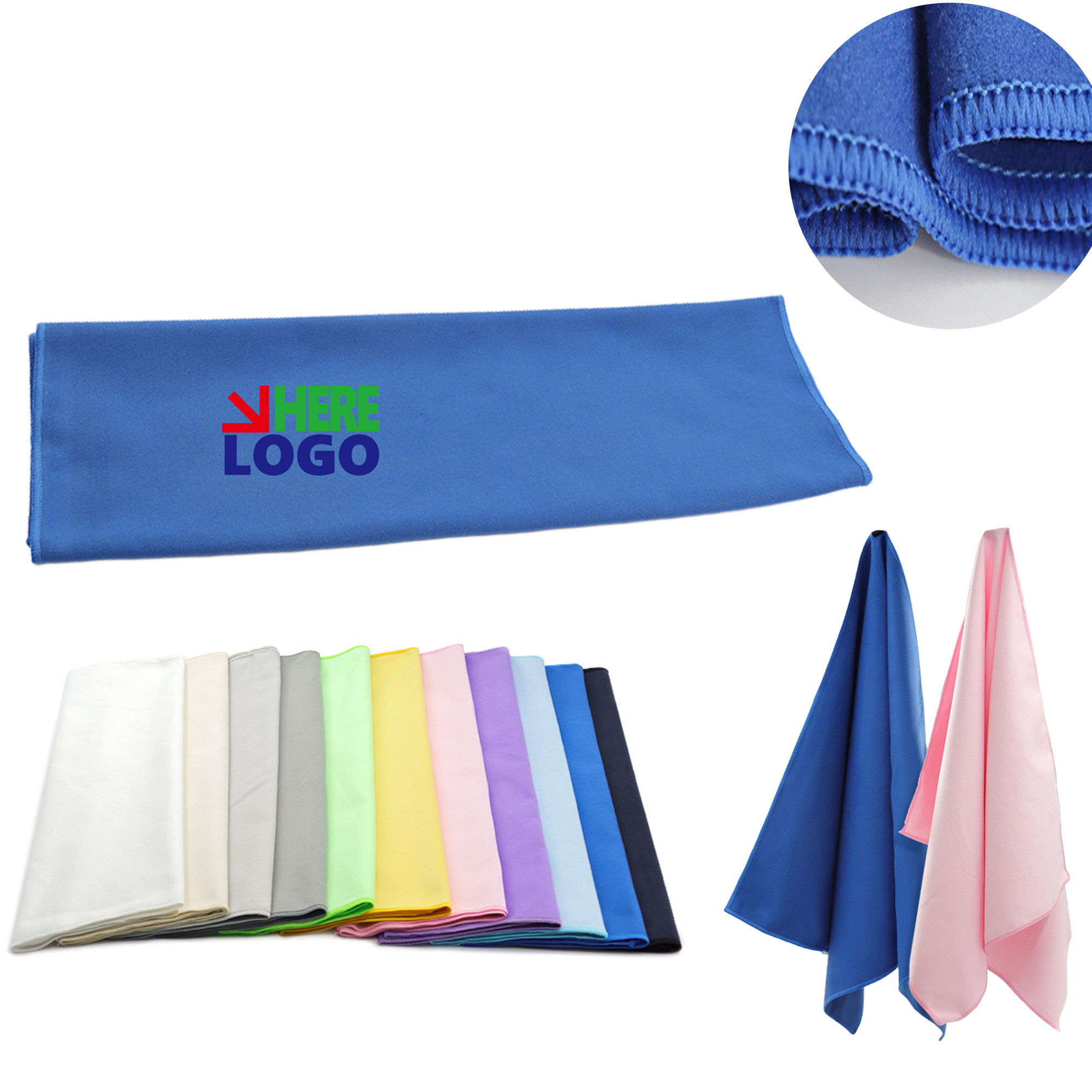 Versatile 15x31In Microfiber Quick Dry Sports Towel 5