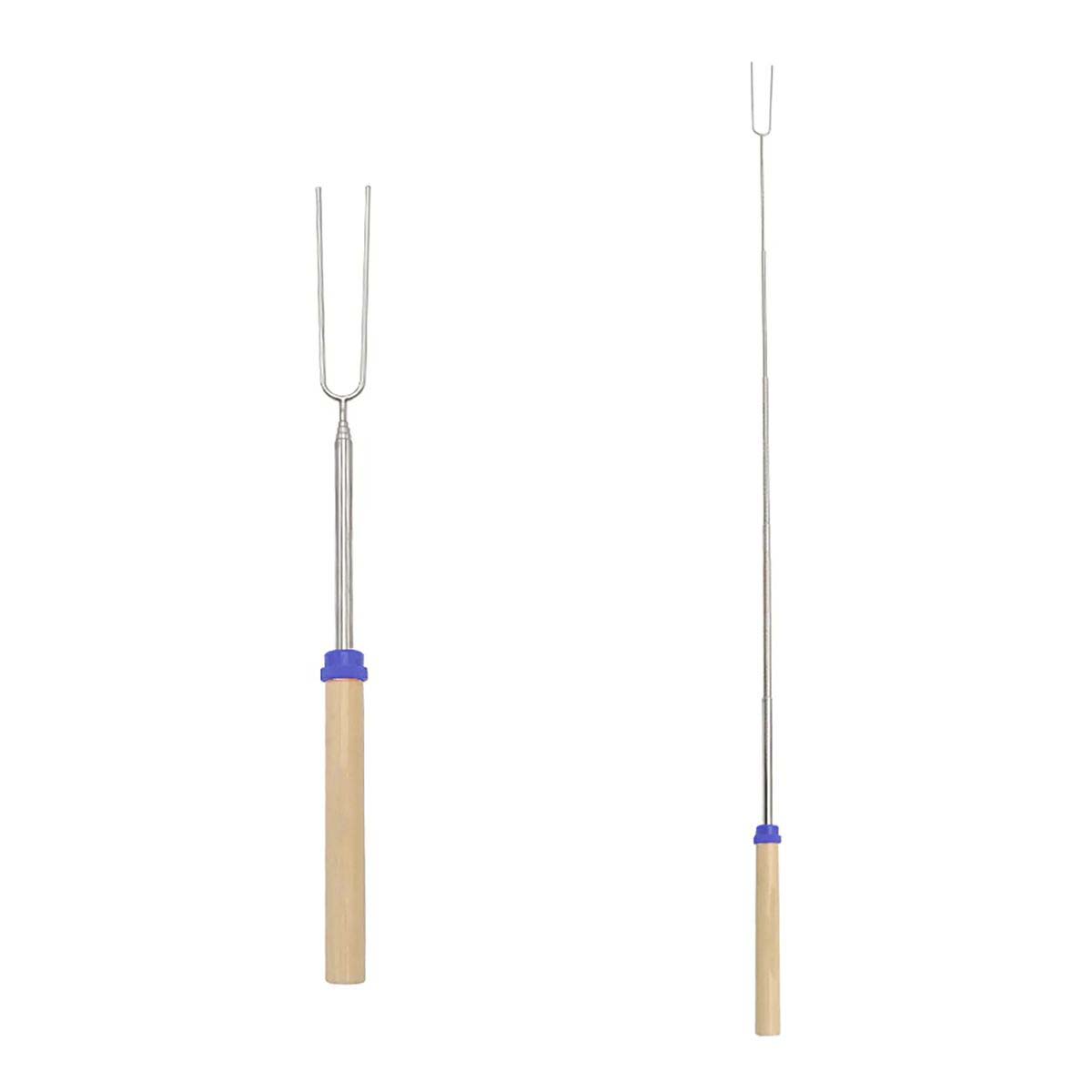 Extendable BBQ Fork for Marshmallows and Sausages 7