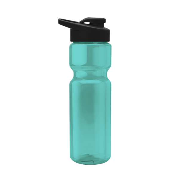 Blazer 28oz Transparent Bike Bottle w/Drink-thru Lid 2659