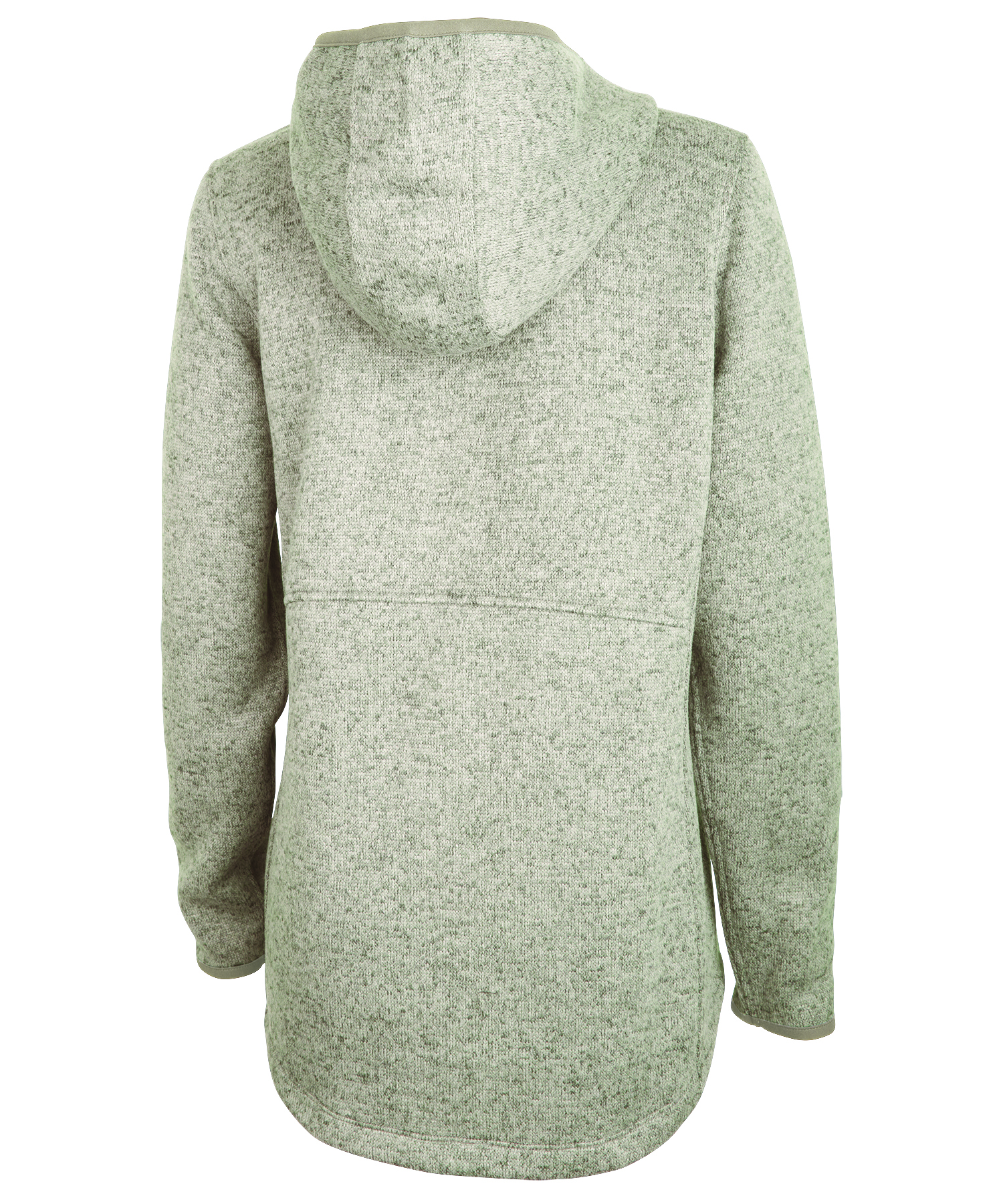 Women's Heathered Fleece Quarter Zip Hoodie 8