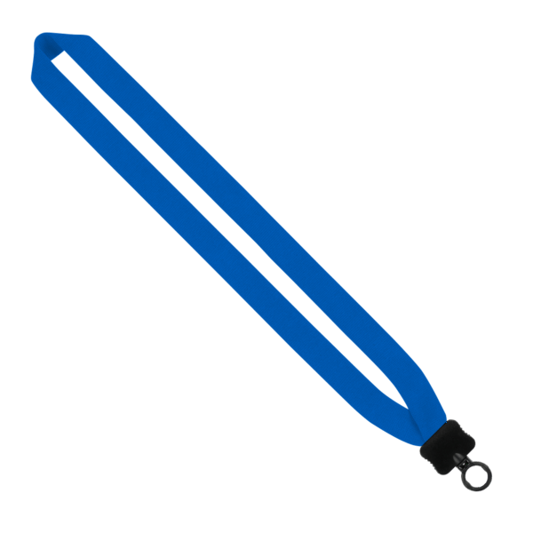 1" Cotton Lanyard with Plastic Clamshell & O-Ring 3