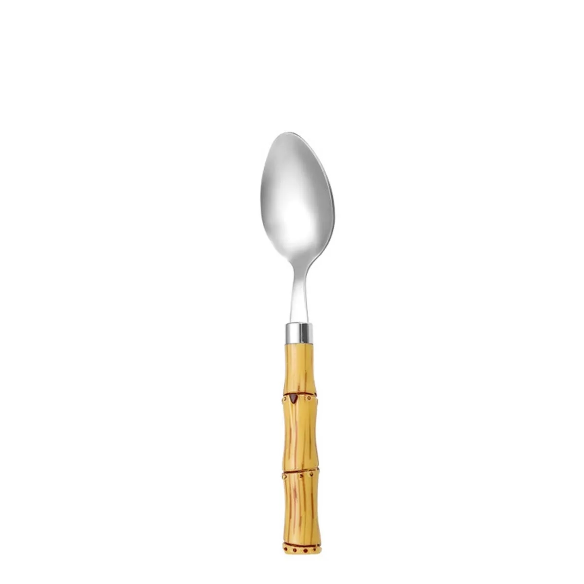 4 Piece Bamboo Stainless Steel Cutlery Gold Flatware Sets 3