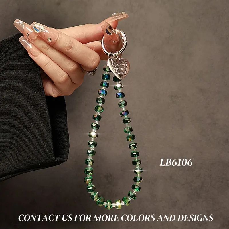 Anti Theft Crystal Beaded Phone Strap 9