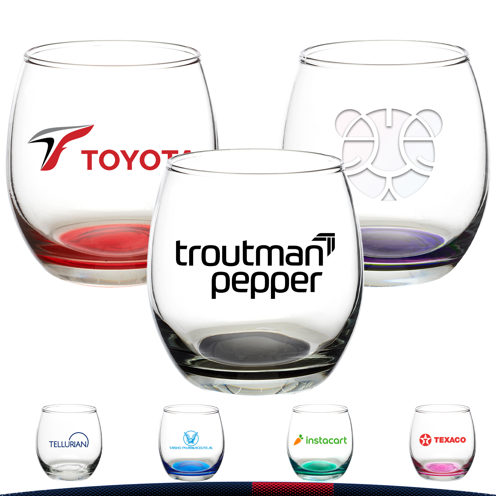 11.5 oz. Stemless Tea Glasses 6