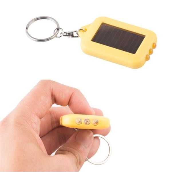 Solar Flashlight Keychain 2