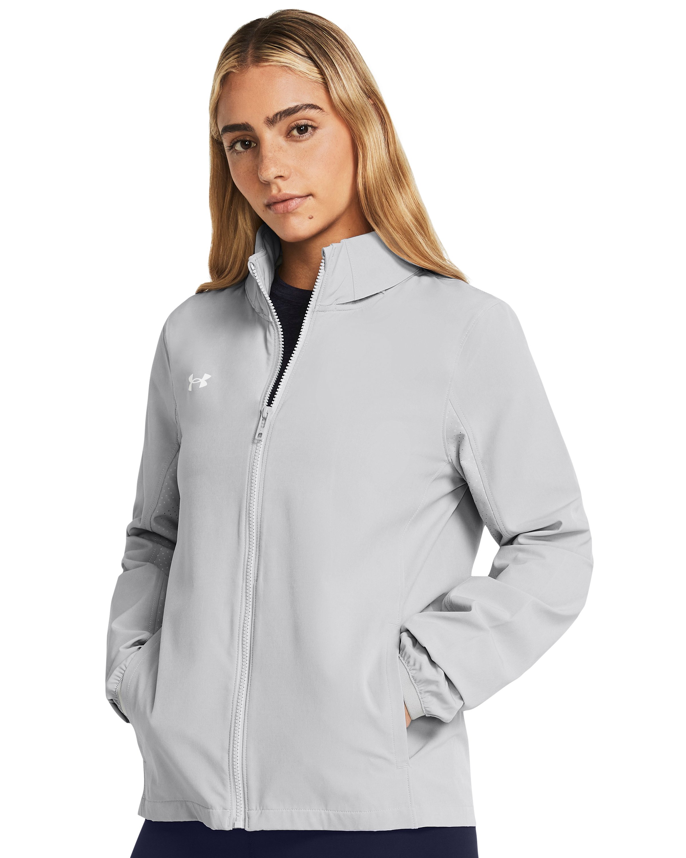 UA Squad 3.0 Women's Warm-Up Full-Zip Jacket 1