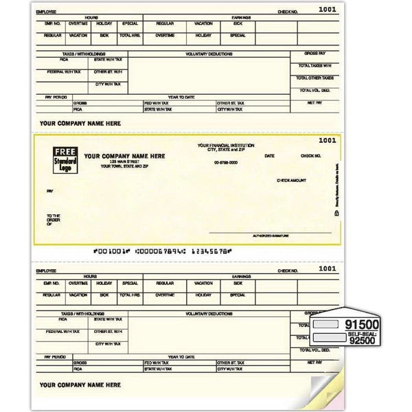 Laser payroll middle check 1