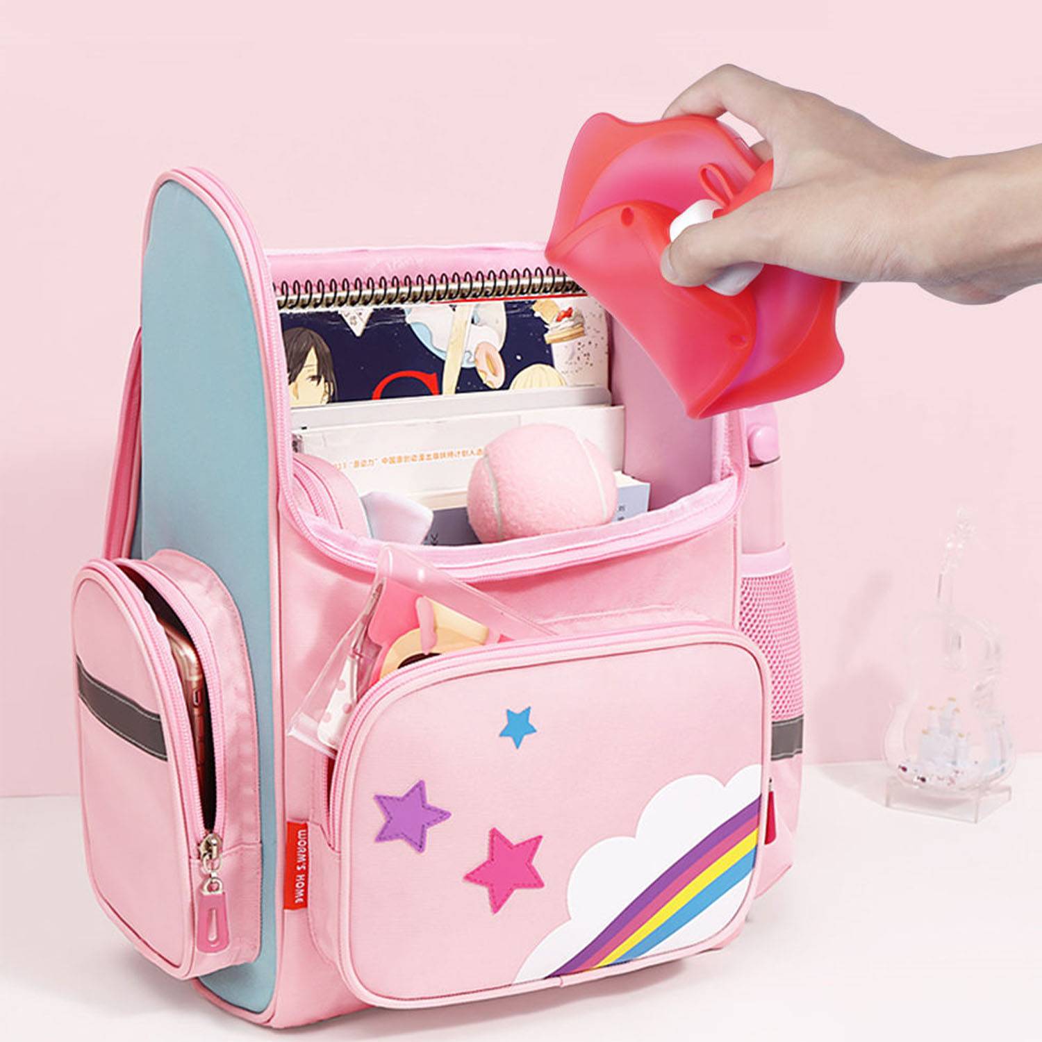 10-13.5Oz Foldable Silicone Water Bottle 3