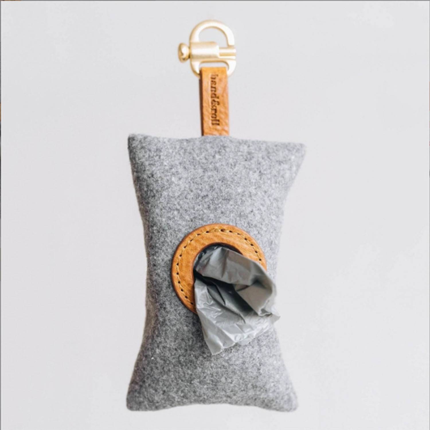 Felt Waste Bags Holder Dispenser W/ Poop 6