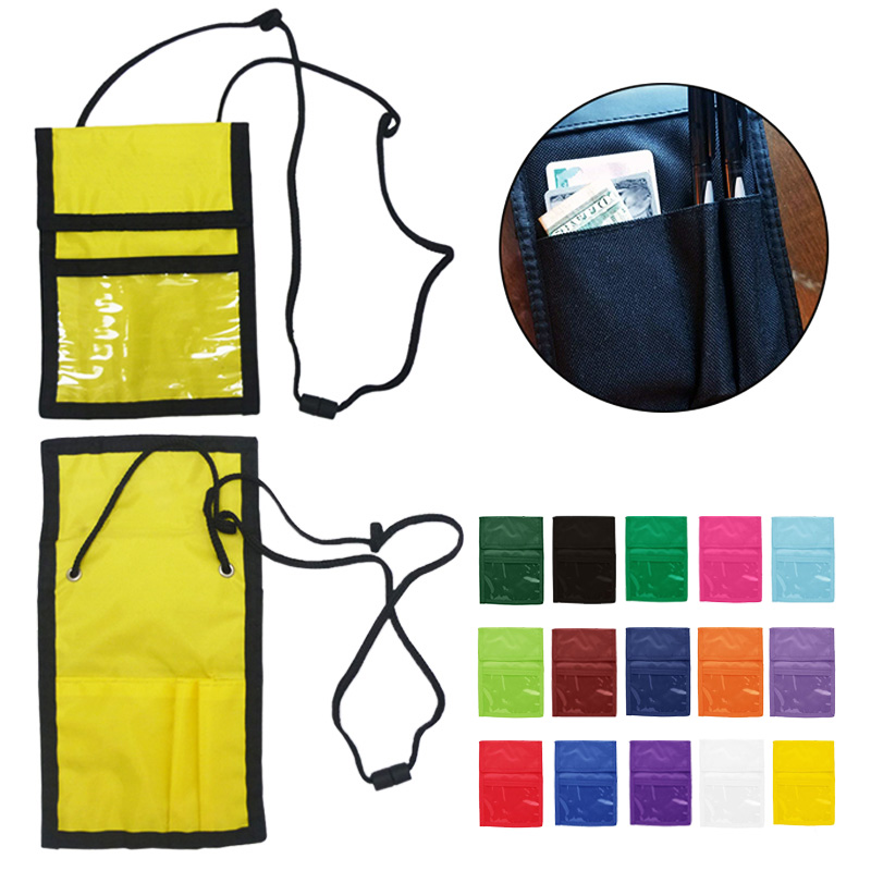 Neck Wallet Passport Holder Badge Case 1