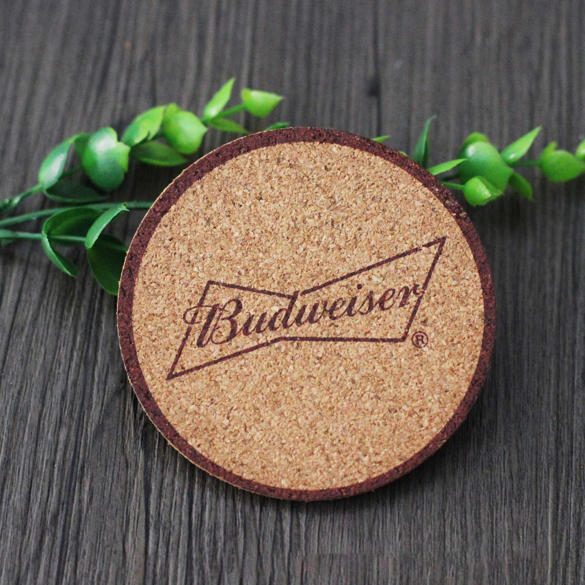 Round Cork Beverage Coaster 2