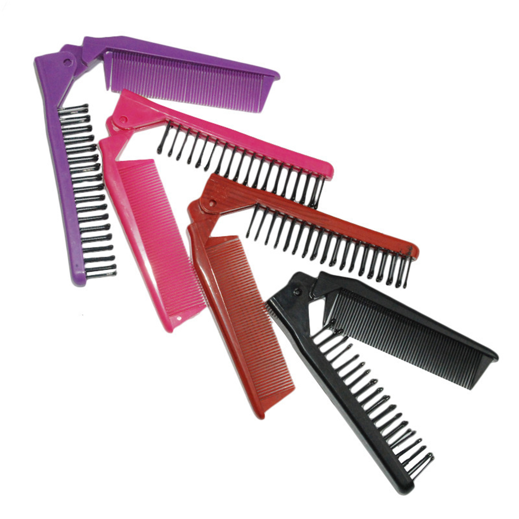 Collapsible Hairdressing Anti-Static Plastic Comb 3