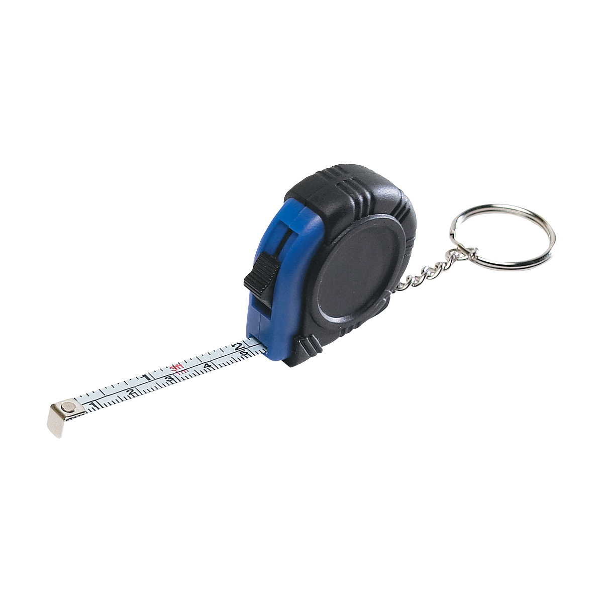 Rubber Tape Measure Key Tag With Laminated Label 9