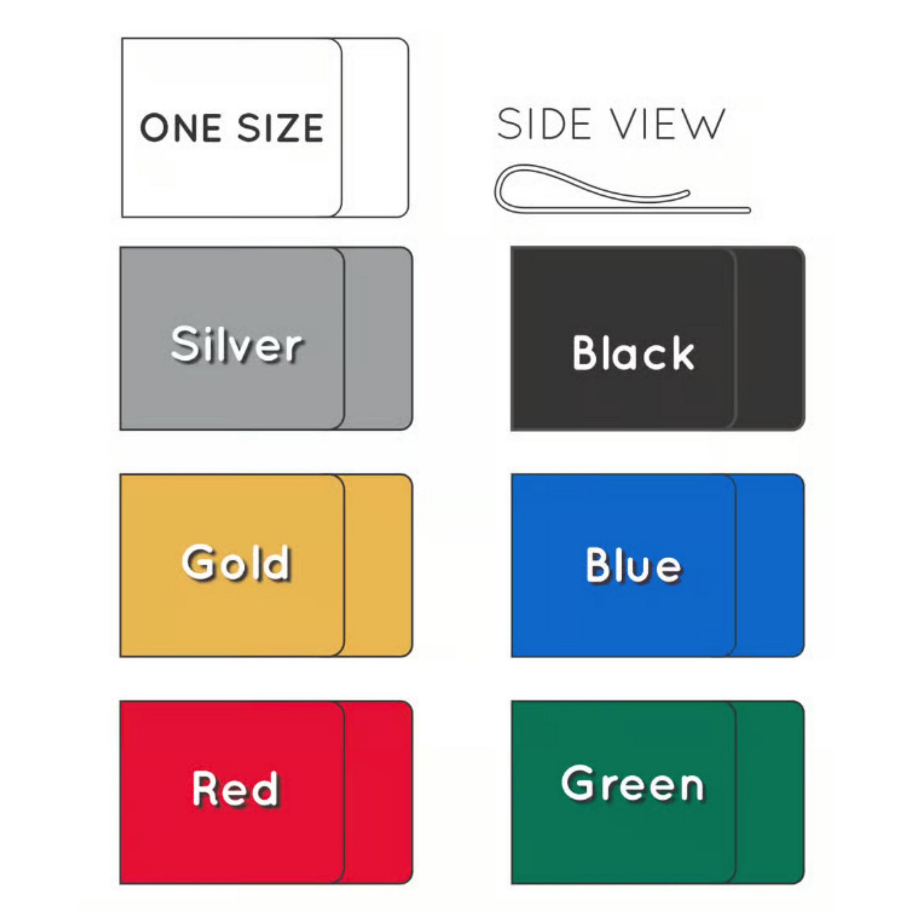 Money Clip Aluminum Tag - 100% MADE IN THE USA