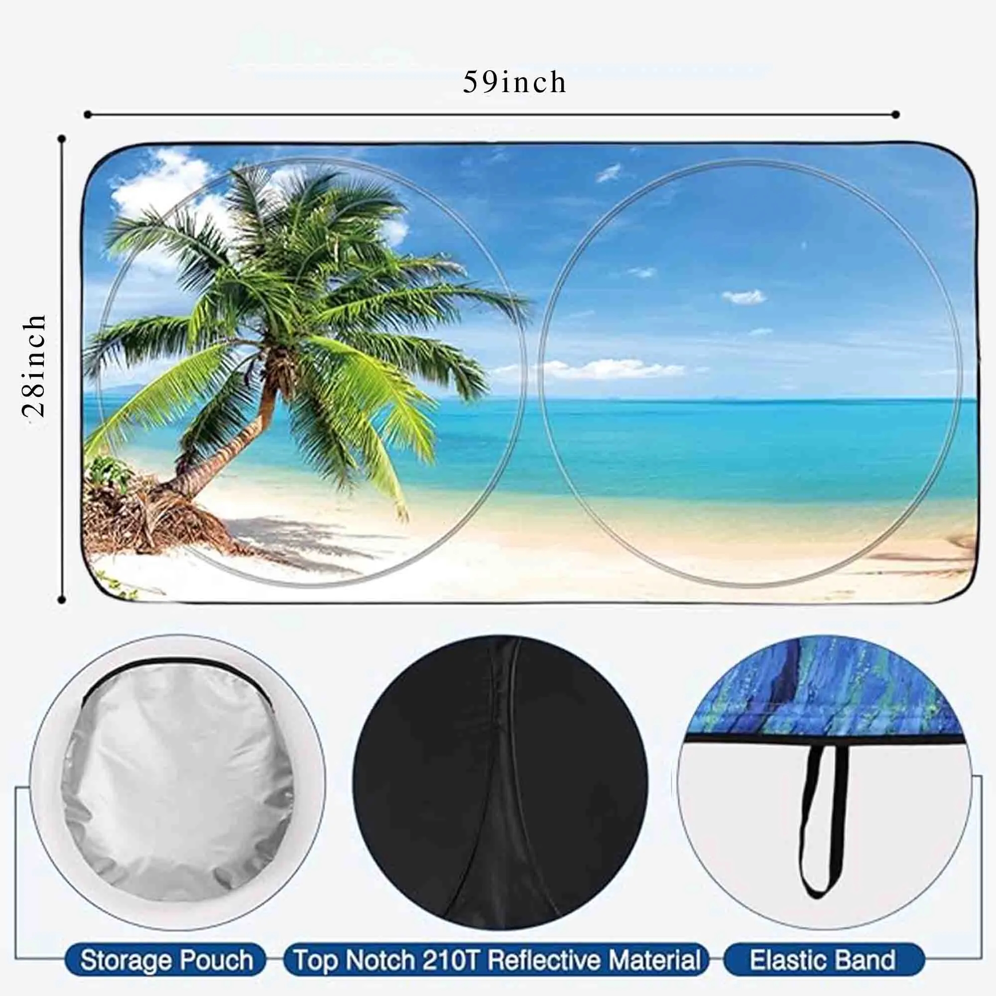 Full Color Car Sun Shade Windshield 2