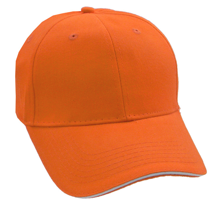 Brushed Cotton Twill Cap w/Sandwich Bill 12