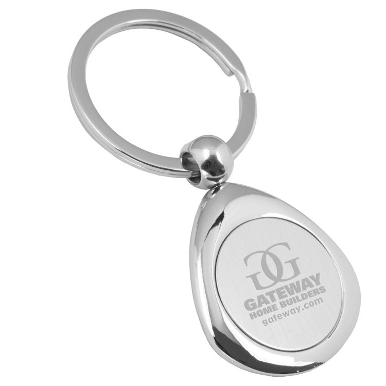 "Infini" Laser Engraved Metal Keyholder 2