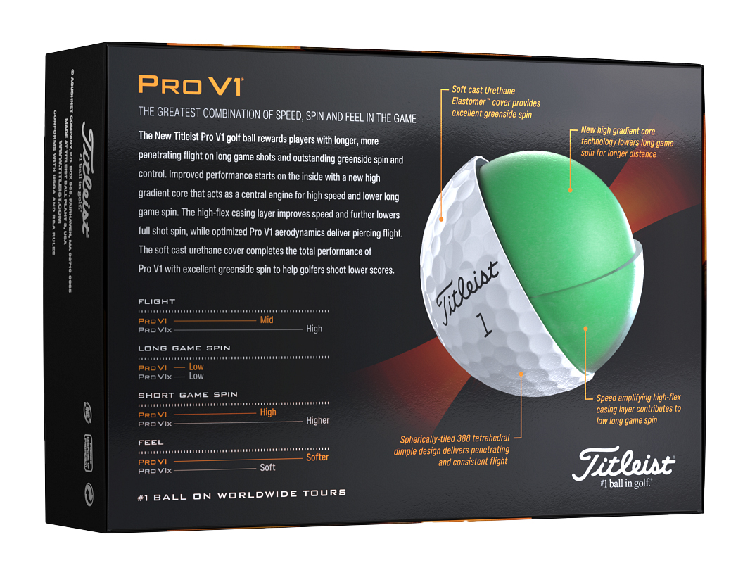 Titleist Pro V1 Golf Ball Standard Service 2