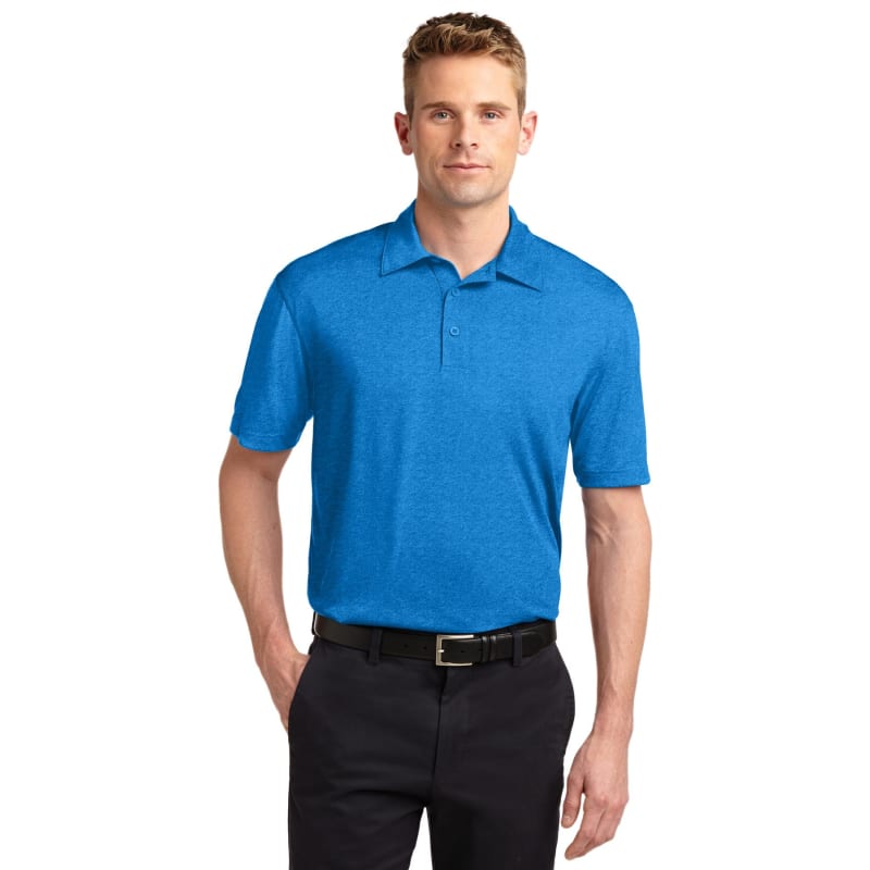 Sport-Tek Heather Contender Polo. 19
