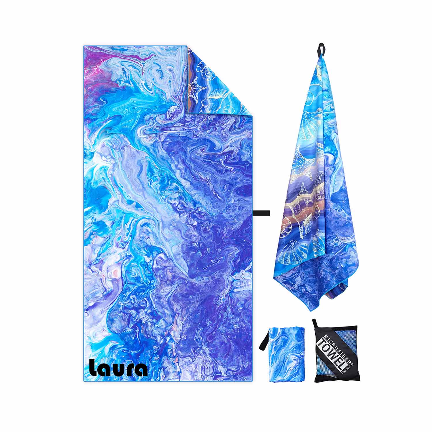 Bath Pool Camping Travel Beach Towels 4