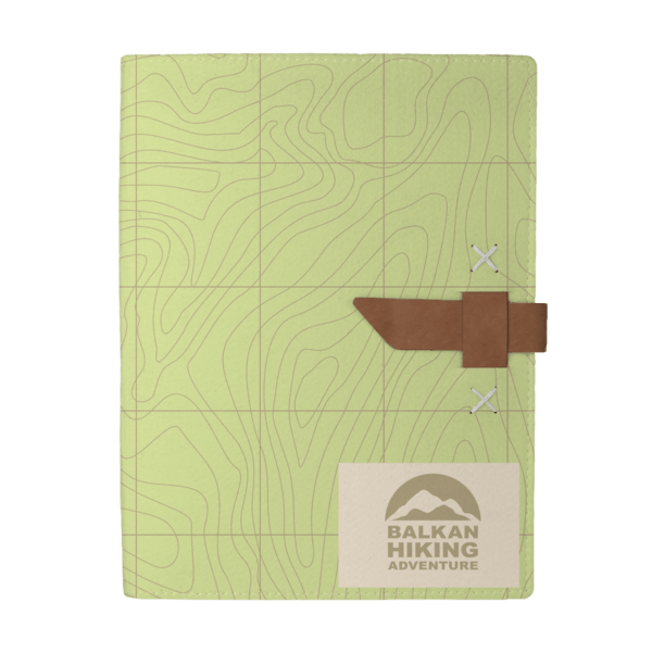 Hubbard Dye-Sublimated Felt Padfolio 134