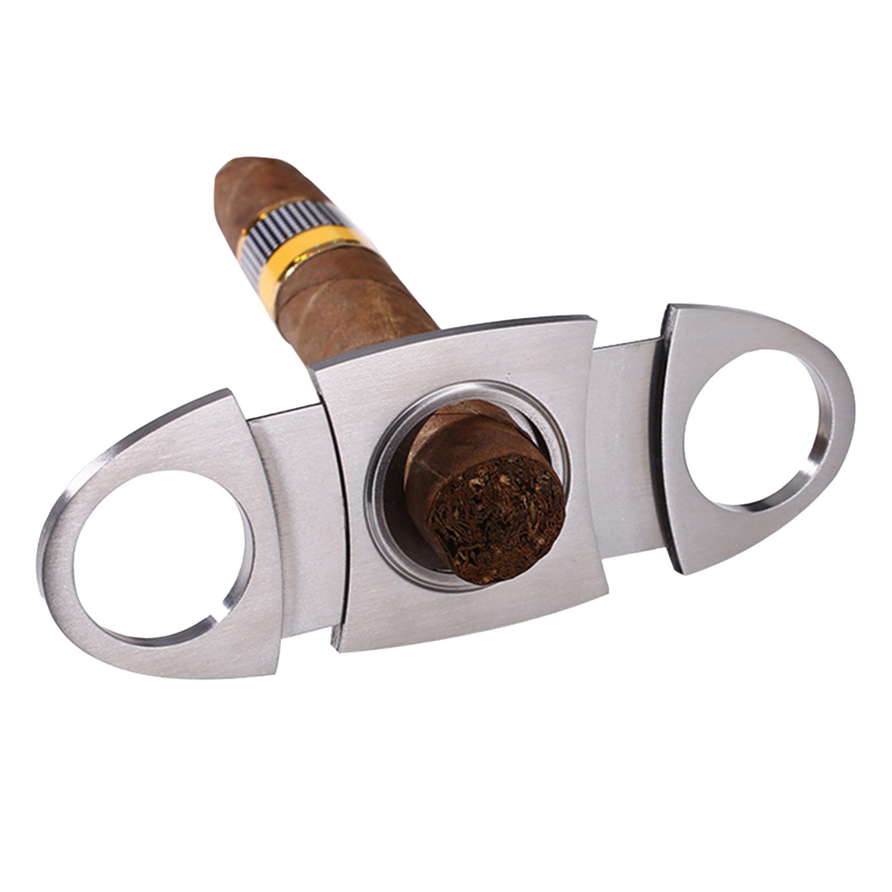 Cigar Cutter Stainless Steel Double Cut Blade 5