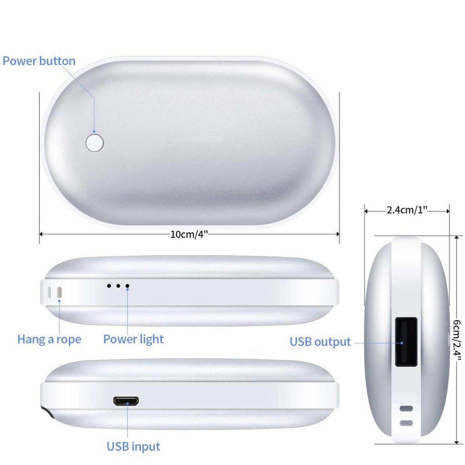 Mini Pocket Warm Hand Power Bank 2