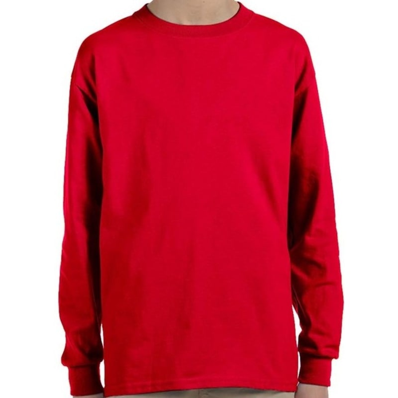 Gildan Ultra Cotton® Youth 6 Oz. Long-Sleeve T-Shirt 6