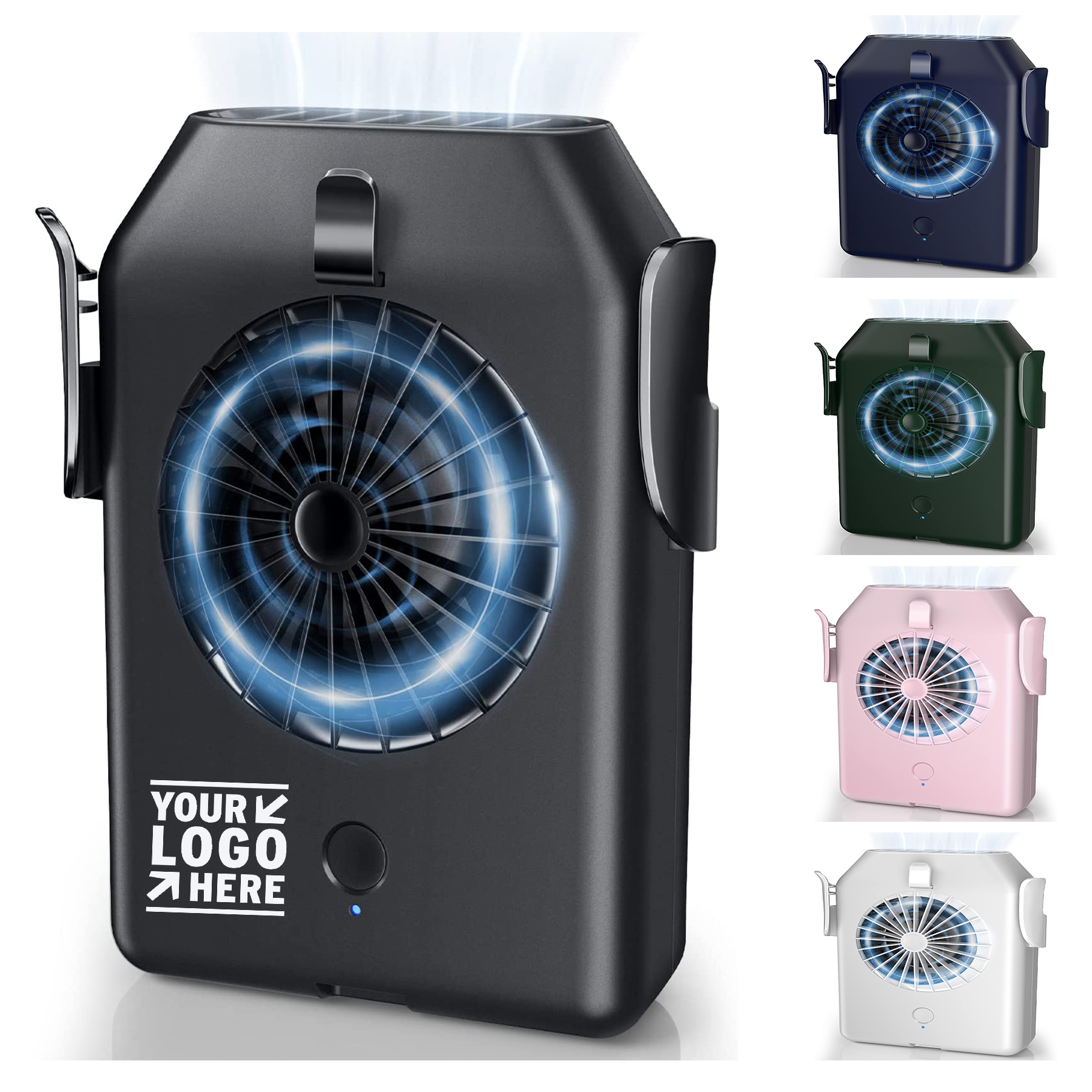 10000mAh Rechargeable Portable Mini Waist Wearable Personal With Max 24H Working Time Fan 2