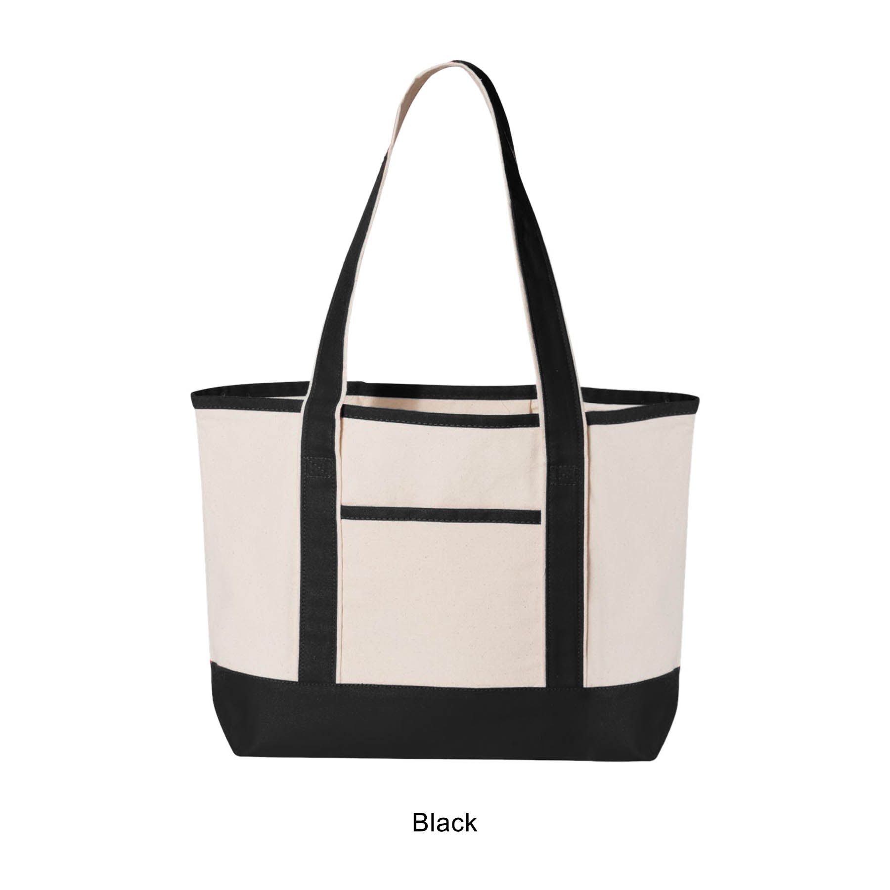 12 oz. Small Heavy Canvas Deluxe Pocket Tote Bag_R116BT 8